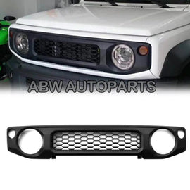 Honeycomb Front Bumper Grill Grille Fit Suzuki Jimny JB74 2019-2023 Black