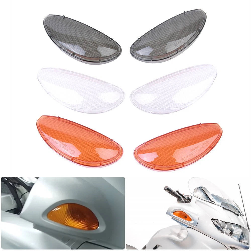Front Turn Signals Light Lens Cover Clear For BMW R1100RT R1150RT 1995-2005 ST