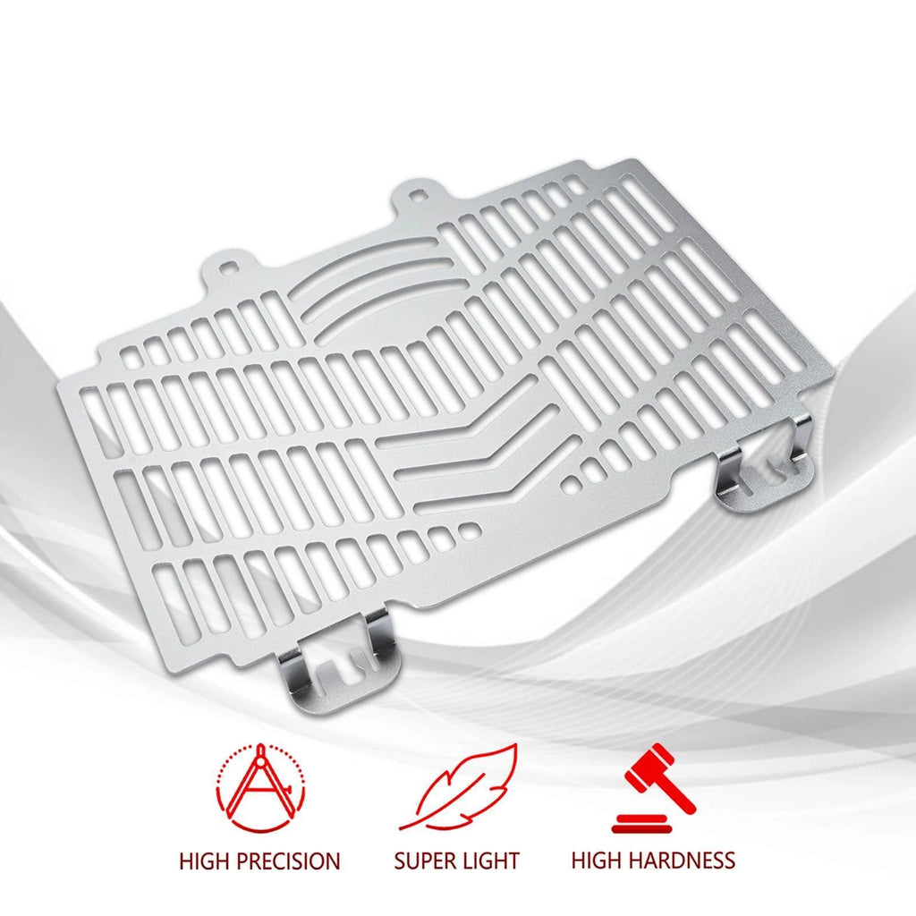 CNC Silver Radiator Grille Guard Cover For Husqvarna SVARTPILEN 250 /401 2200-22