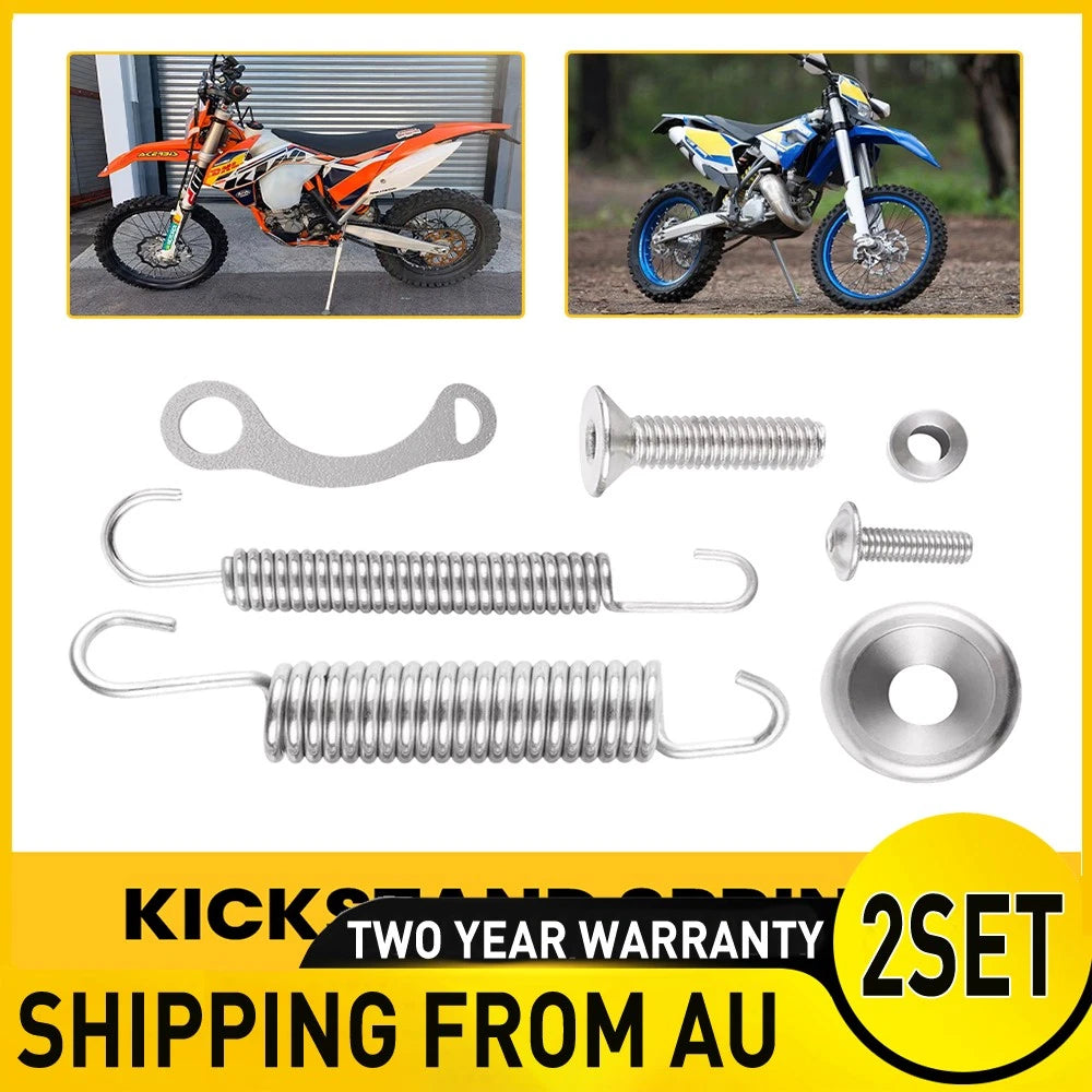 2SET Side Stand Kickstand Springs Bolts for KTM EXC/EXC-F/XC/XC-W/XCF/XCF-W AU