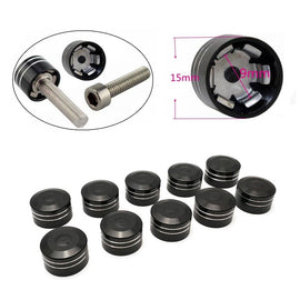 50PCS 7.5-10mm Inner Schrauben Motor Bolt Topper Caps Cover for Harley V-Rod