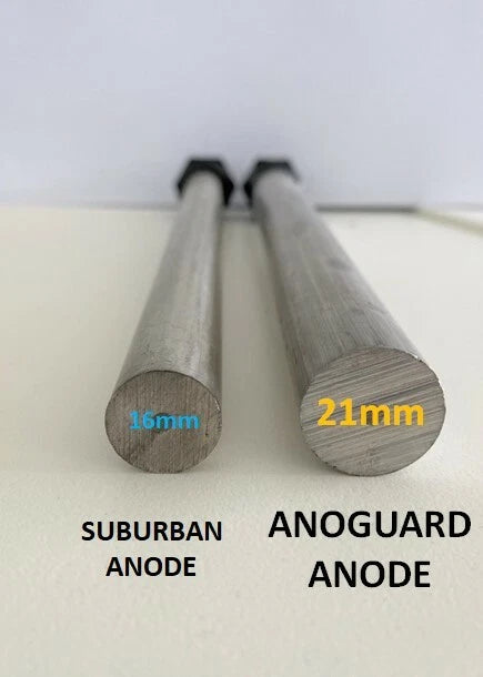 BRAND NEW 5 X HOT WATER ANODES **TAPERED THREAD TO SUIT MOST SUBURBAN SW6DEA**