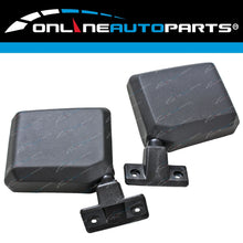 Load image into Gallery viewer, LH+RH Black Door Mirrors Pair for Toyota Landcruiser Bundera LJ70 RJ70 1985-92