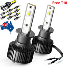 Load image into Gallery viewer, AUXITO H1 LED White 6000k Car Headlight Bulbs Globes Light Lamp Bulbs 16000LM