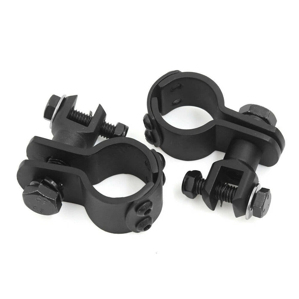 Foot Peg Mount Clamps 1" ~ 1-1/4" Highway Engine Crash Bar For Electra Glide ST