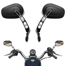Load image into Gallery viewer, Motorcycle Black Rearview Mirrors For Harley for Dyna Touring Glide Softail ST