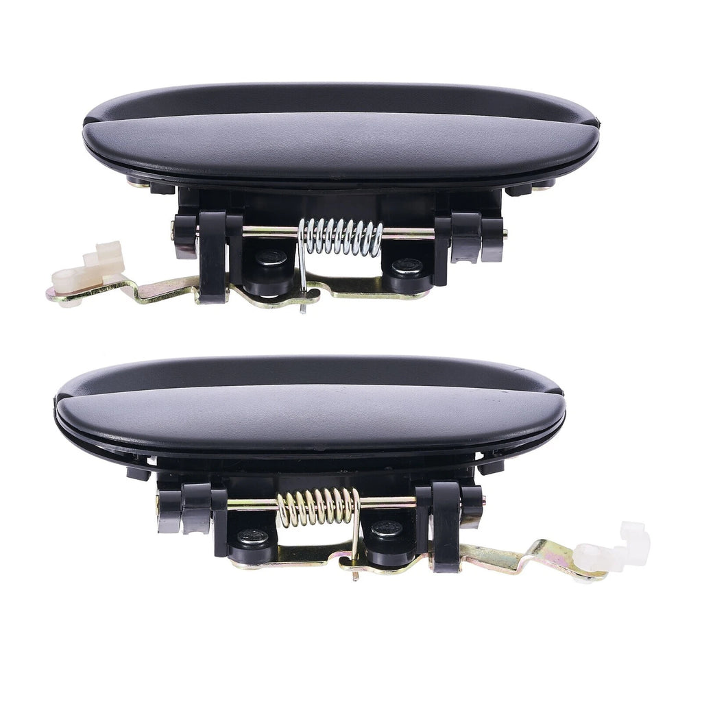 Door Handle Outer for Hyundai Excel X3 1994-2000 Set of 2 Black REAR LEFT+RIGHT