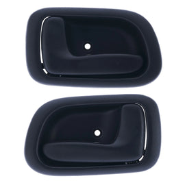Door Handle Inner for Toyota Corolla 98-01 Set of 2 Black FRONT=REAR LEFT+RIGHT