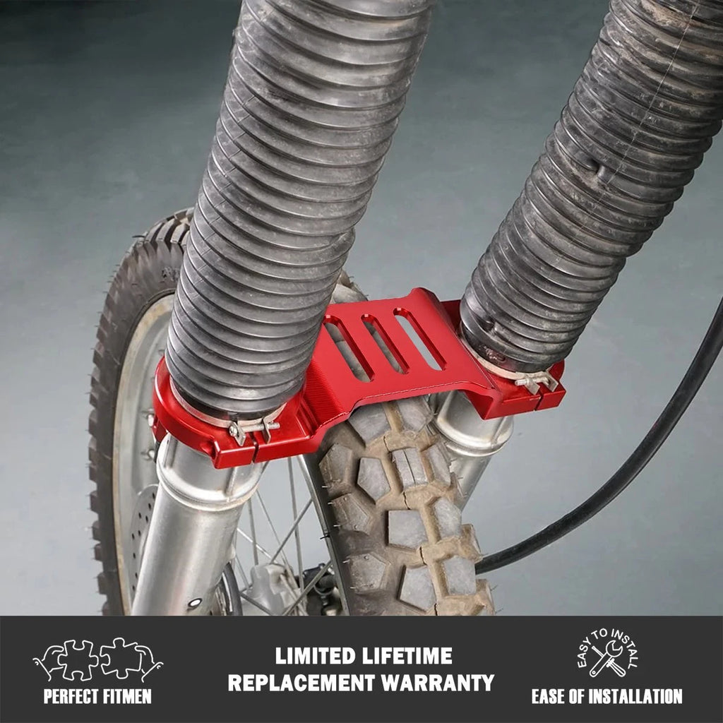 CNC Fork Brace Fork Stabilizer For Honda XR650L XR 650L 1993-2023 Anldized Red S