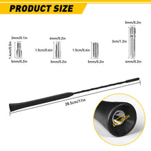 Load image into Gallery viewer, Car Radio Flexible Anti Noise Aerial Arial 11" Antenna Universal