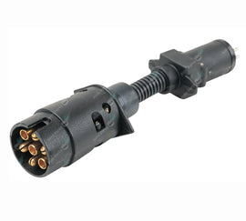 7 Pin Large Round to 7 Pin Small Round Trailer Connector Adaptor Plug ADA7L7S