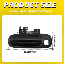 Load image into Gallery viewer, 1-10x FRONT LH Outer Outside Door Handle For Toyota Corolla AE112 1998-01 Black