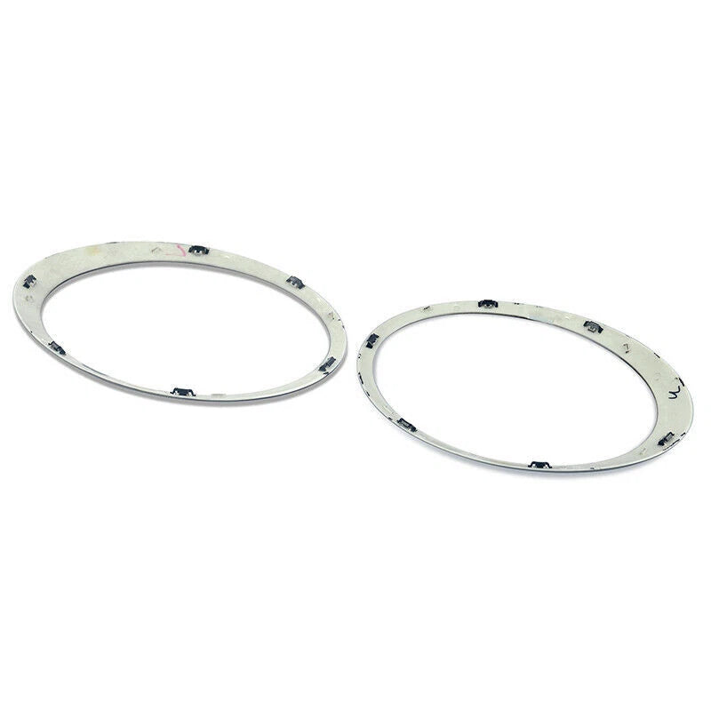 Pair Gloss Black Headlight Trim Ring Fit For Mini Cooper R55 R56 R57 2007-2015