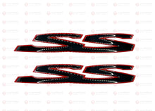 Load image into Gallery viewer, Red Gloss Black SS SSV Set Badge Emblem Holden Commodore VE VF SS 3PCS
