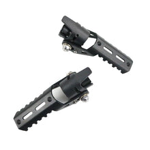 Load image into Gallery viewer, 22mm Stainless Steel Foldable Highway Foot Pegs Black for BMW R1200GS LC 2013-17