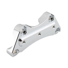 Load image into Gallery viewer, Chrome Handlebar Riser Top Clamp Mount For Harley Touring Street Glide Road King