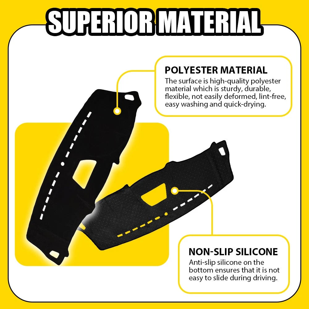 Dashboard Mat Dash Pad Cover Dashmat For HYUNDAI I-LOAD I-MAX TQ4 TQ2-V 2008-21