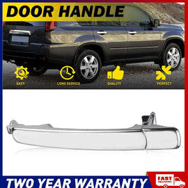 1x Rear LH RH Right Hand Outer Door Handle Chrome For Nissan X-Trail T31 2010-13