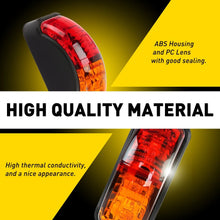 Load image into Gallery viewer, 4PCS Clearance Lights LED Side Marker Amber Red Trailer Truck Caravan RV 12-24V