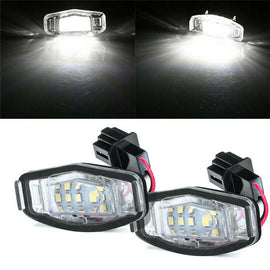 2x LED License Number Plate Light Lamps For Honda for Civic Accord for Odyssey