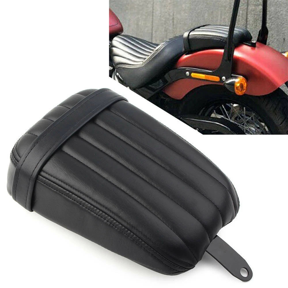 Rear Passenger Seat Cushion for Harley Softail Street Bob 2018-23 Black Seat Pad