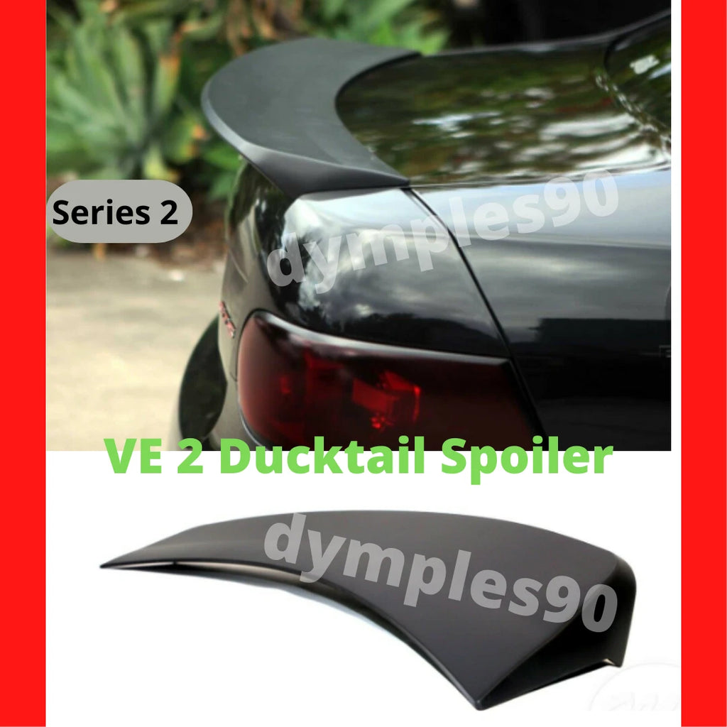 PLASTIC REAR BOOT SPOILER DUCKTAIL WING FOR VE 2 COMMODORE/HSV