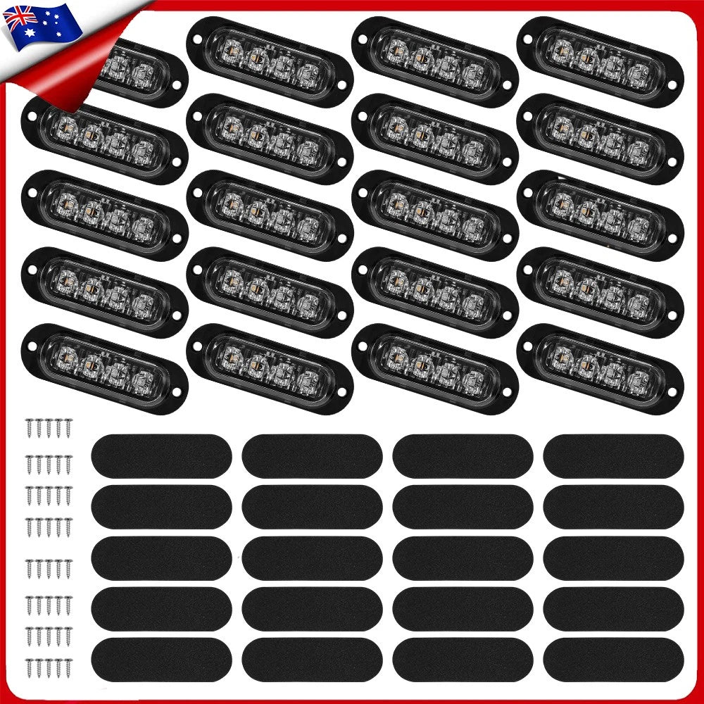 20x LED Clearance Lights Side Marker Lamp UTE Trailer Truck Caravan Lorry Boat