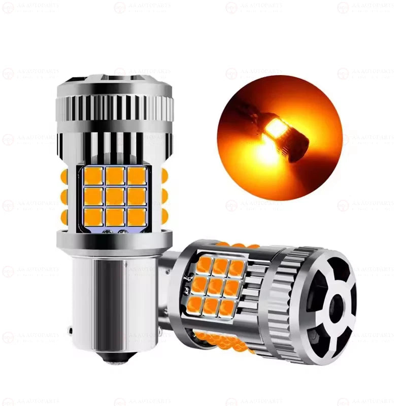LED Amber Front / Rear Indicators Bulbs 2PCS Holden Commodore VT VX VU VY VZ VE
