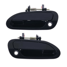 Door Handle Outer for Honda Accord CG CK 98-03 Set of 2 Black FRONT LEFT+RIGHT