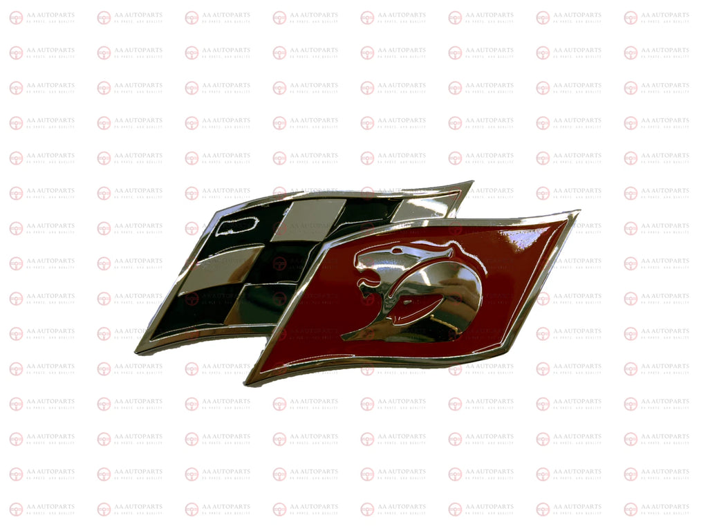 Red HSV Racing Flag Badge Emblem Holden Commodore V8 SV6 SS SV8 GTS R8 Maloo