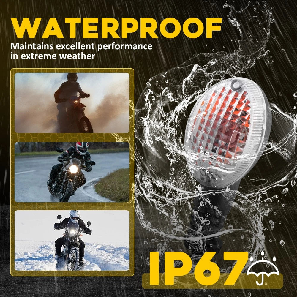 4X /Turn Signal Indicator Light For KAWASAKI NINJA 250R Vulcan S 650 KLX250 S