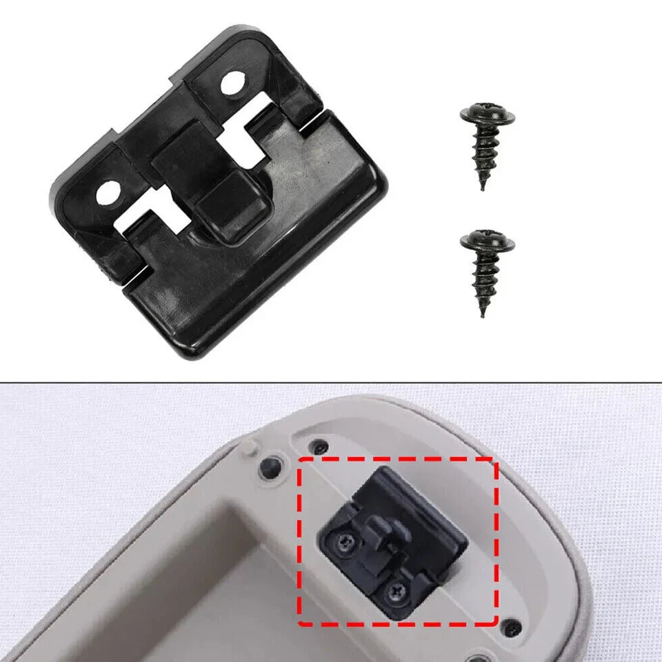 Center Console Armrest Lock Latch Lid Arm-rest Hook For Camry for Corolla Black