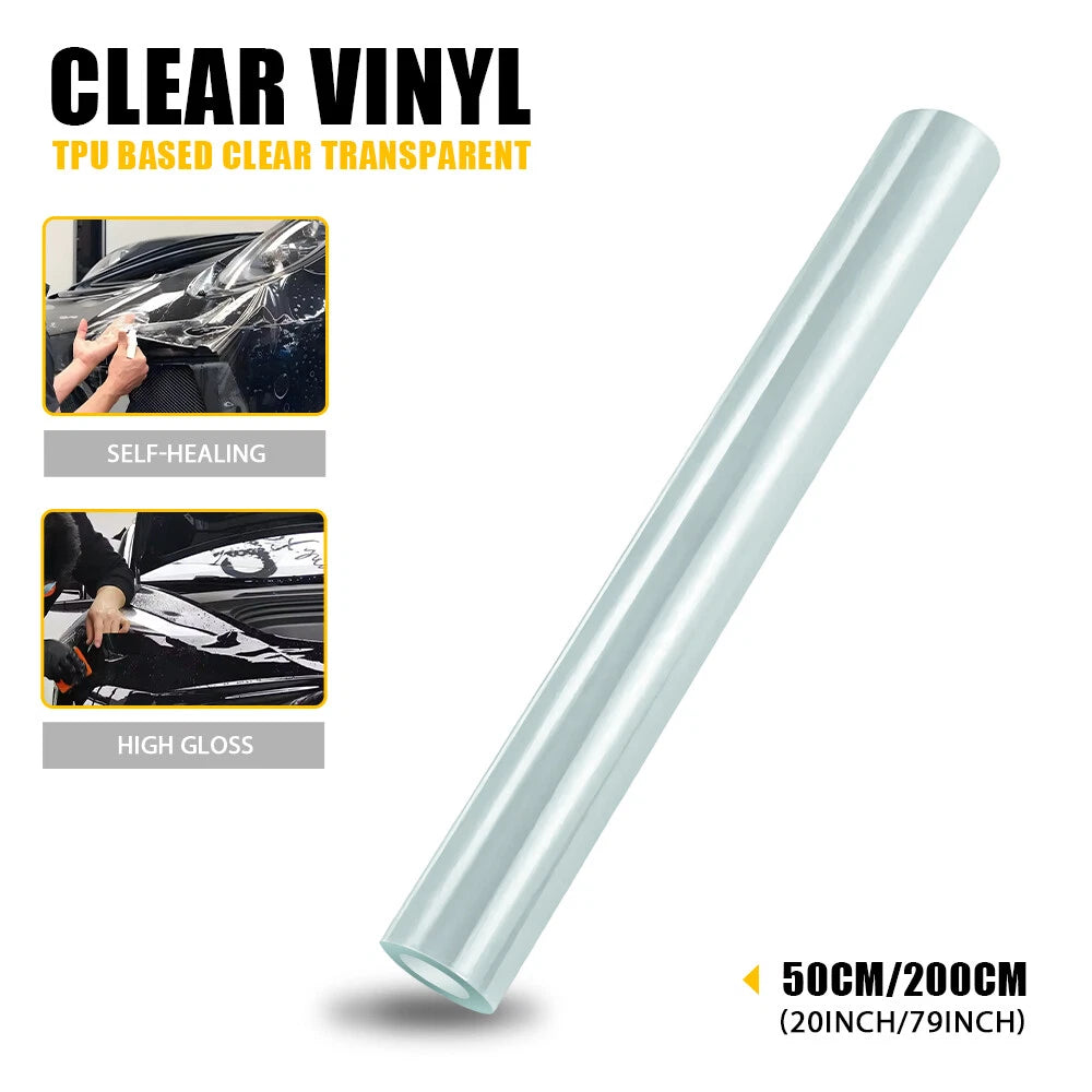 Clear PPF Car Paint Protection Film Scratch-proof 50CM X 2M Transparent