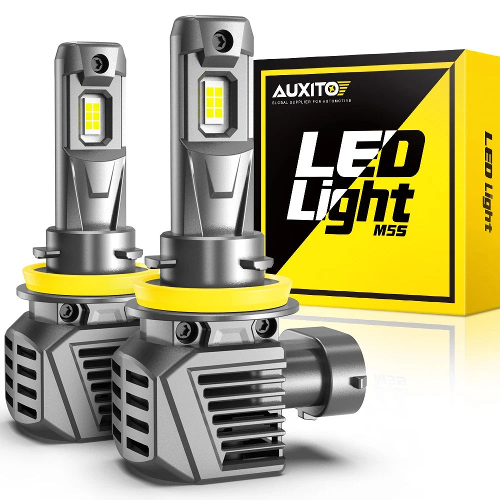 AUXITO Super Bright H11 LED Headlight 22000LM Kit Low Beam Bulb 6500K 120W White