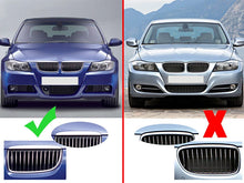 Load image into Gallery viewer, Chrome ABS Front Kidney Grille Grill For BMW E90 2005-08 E91 06-08 Pre-facelift