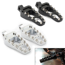 Load image into Gallery viewer, Black MX Style Foot Pegs Footrest for Harley Street Glide V-Rod Sportster Dyna S