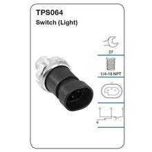 Load image into Gallery viewer, Tridon Oil Pressure Switch TPS064
