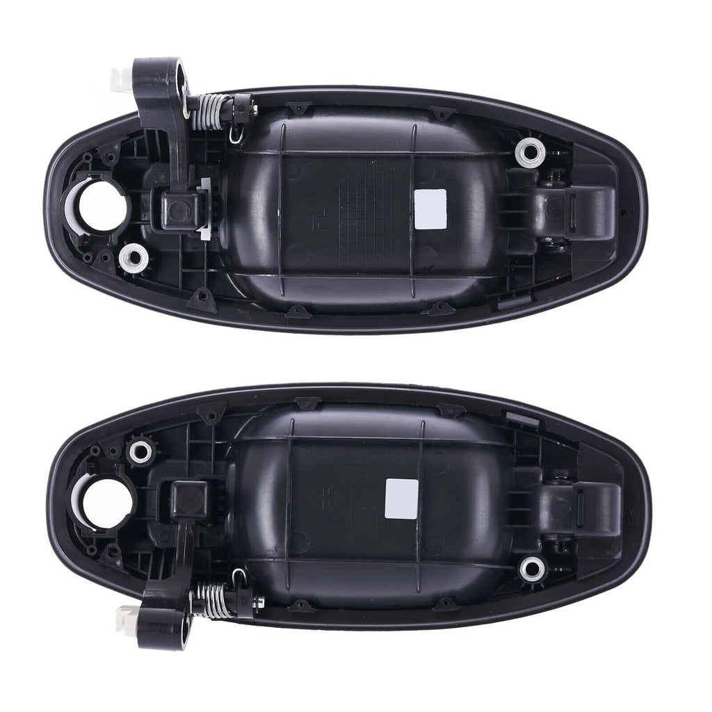 4pc Front Rear Right & Left Outer Door Handle Blk For Hyundai Santa Fe SM 00-05
