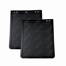 Load image into Gallery viewer, Pair Heavy Duty Mud Flaps Black 12 inch wide x 14 inch drop 4WD Truck Trailers