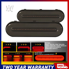 2/4/8x LED Tail Lights Stop Reverse Indicator Ute Trailer Caravan Truck 24V A