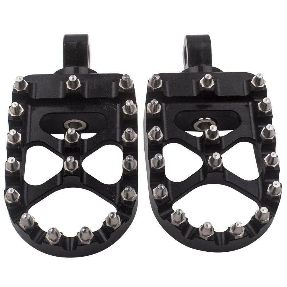 Black Shifter Peg Foot Pegs MX Style Footrest for Harley Sportster DynaTouring
