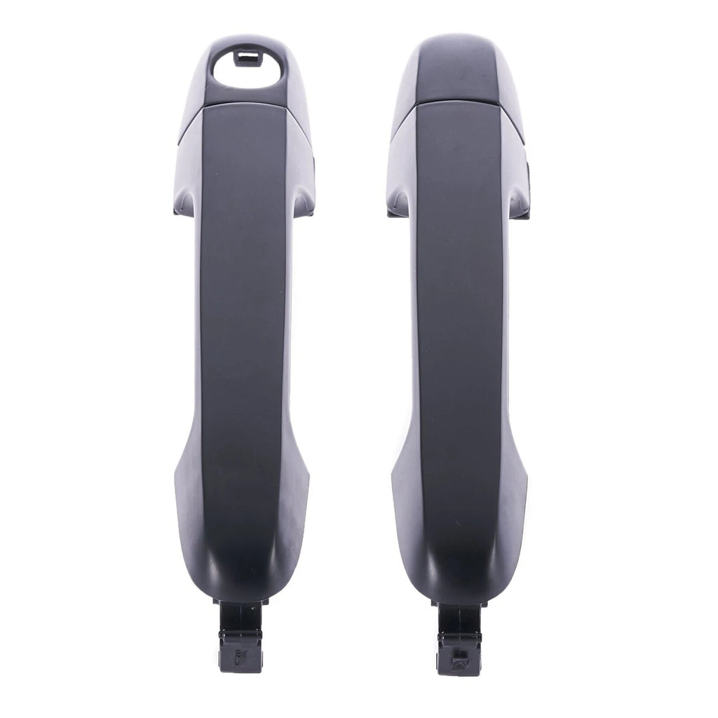 Set of 2 FRONT LEFT + RIGHT Door Handle Outer Black for Hyundai i30 FD 07-12