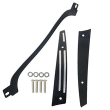 Load image into Gallery viewer, Black CNC Aluminum Windshield Trim for Harley Touring Road Glide 2015-2017 16 ST