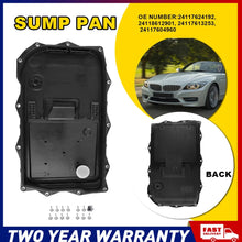 Load image into Gallery viewer, Fit for BMW ZF 8HP45Z 8HP75Z 8HP50Z 8-spd 08-19 Auto Trans Oil Pan + Bolts Kit