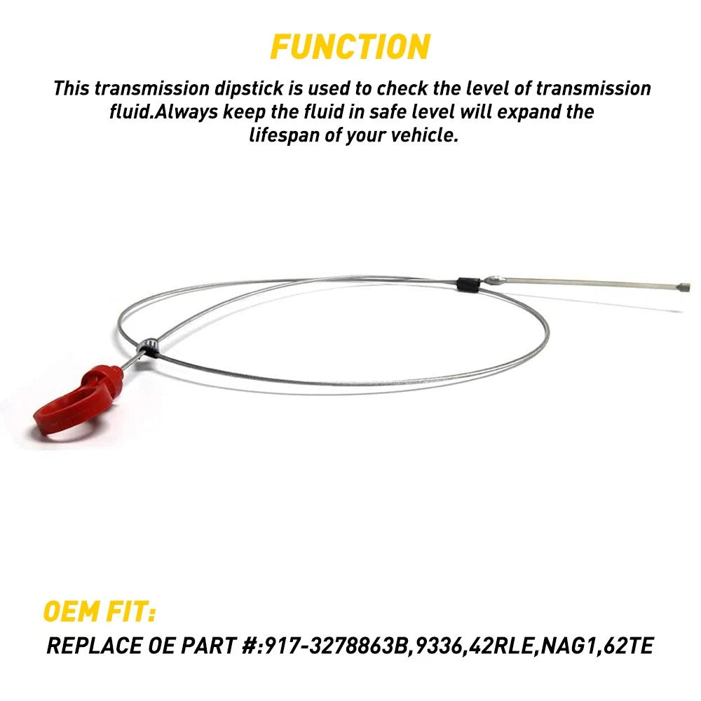 TRANSMISSION Automatic Oil DIPSTICK Auto Trans ATF Level Fluid Dip Fits For Jeep