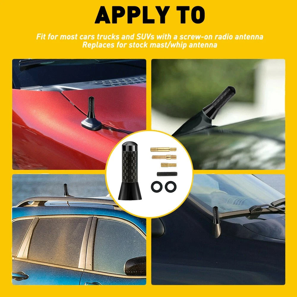 Universal 1.4" Car Radio Waterproof Aerial Rubber Arial Antenna ATV UTV