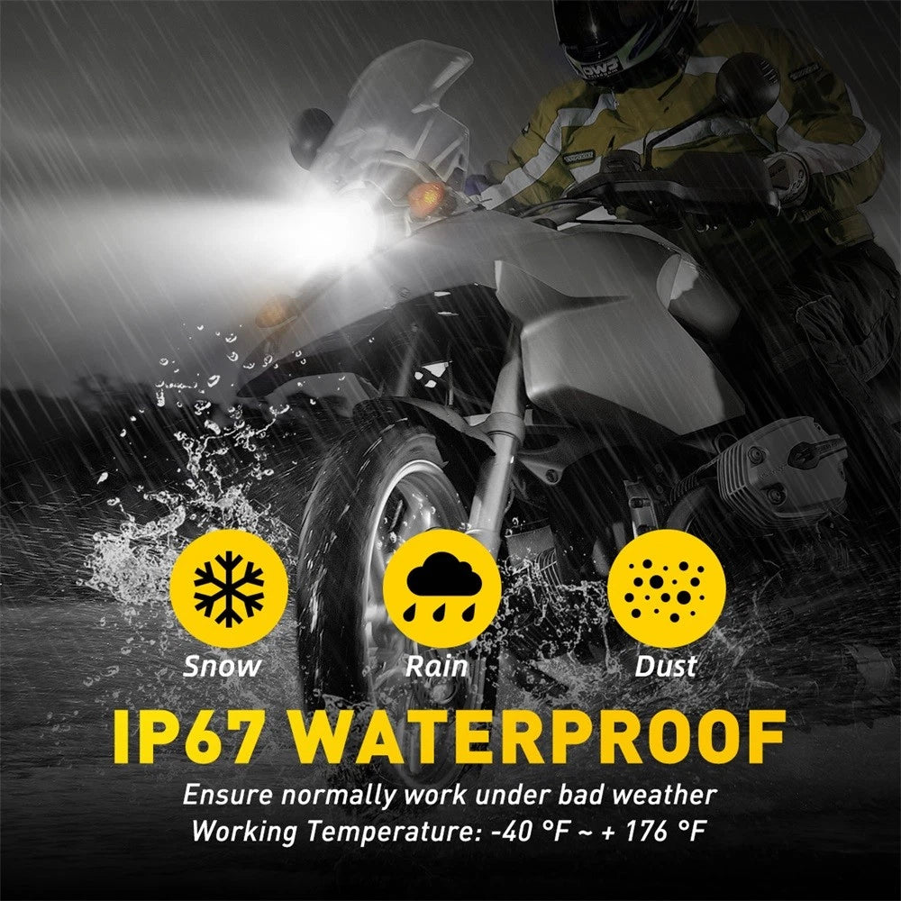 H4 9003 26w 6000lm led Motorcycles headlight kit lamp bulbs globes high low AU