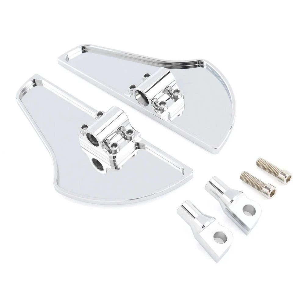 Chrome Foot Pegs Floorboards For Harley for Sportster Touring Road King Softail