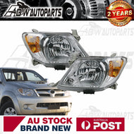 Headlights Pair for Toyota Hilux SR SR5 Workmate GGN KUN TGN 2005-2008