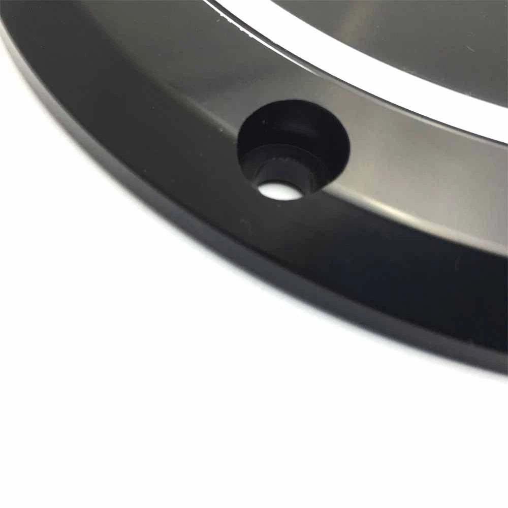 Black Aluminum 103 Derby Cover + Timing Timer For Harley Electra Glide 1996-2013